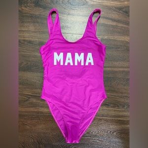 Mama one piece bathing suit - size L